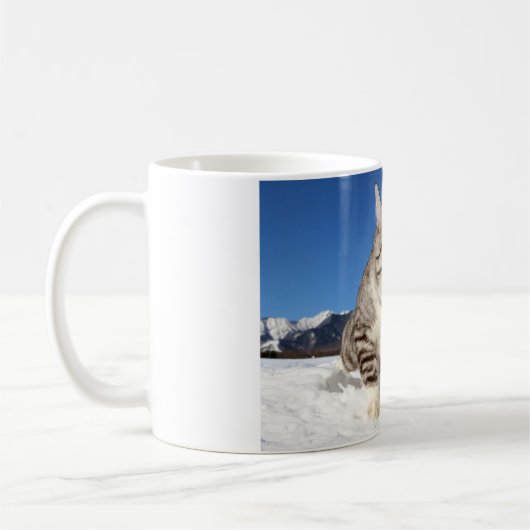 MUG 野良猫ニャン吉【肉球全開！】 (Gauche)