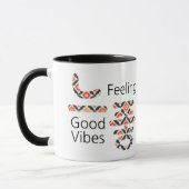 Mug 느 좋 sentiment Good Vibes (Gauche)