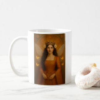 Mug 002_A fairy princess in burnt orange.