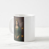 Mug 003_A fairy princess in emerald green. (Devant gauche)