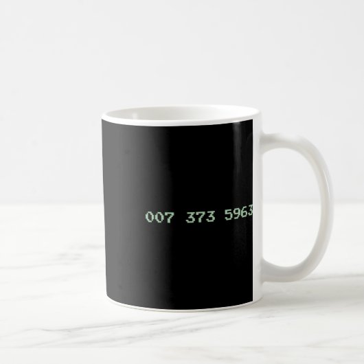 Mug 007 373 5963 Video Game Code 1987 80's Retro Games (Droite)
