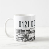 Mug 0121 FAITES UN et le paysage urbain de Birmingham (Gauche)