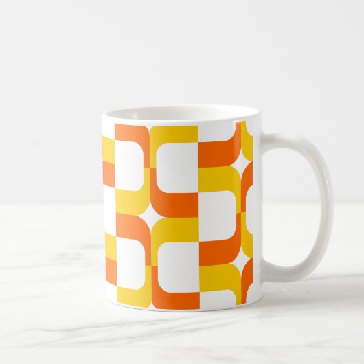 Mug 020614 - Ambre et orange en blanc (Droite)