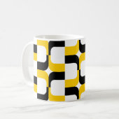 Mug 020614 - Noir et ambre en blanc (Devant gauche)
