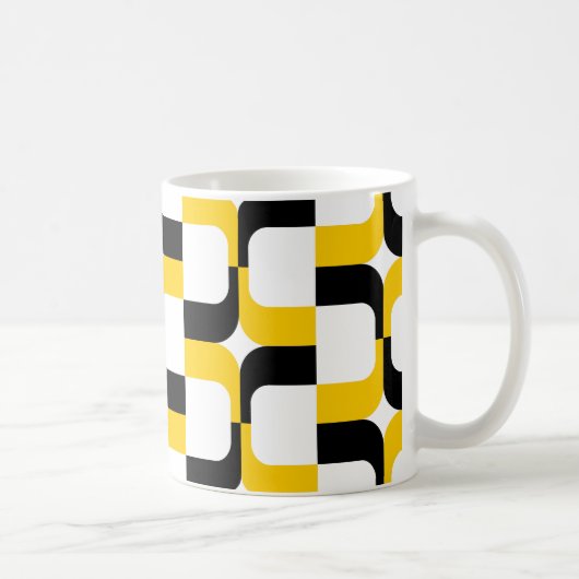 Mug 020614 - Noir et ambre en blanc (Droite)