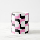 Mug 020614 - Noir et rose sur blanc (Centre)