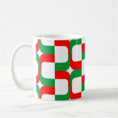 Mug 020614 - Rouge et vert sur blanc (Gauche)