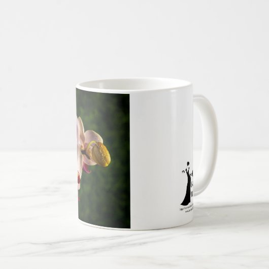 Mug 0834-Orchidées Roses (Devant droit)
