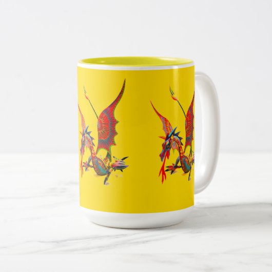 Mug - 083 - Dragon Rouge (Devant droit)