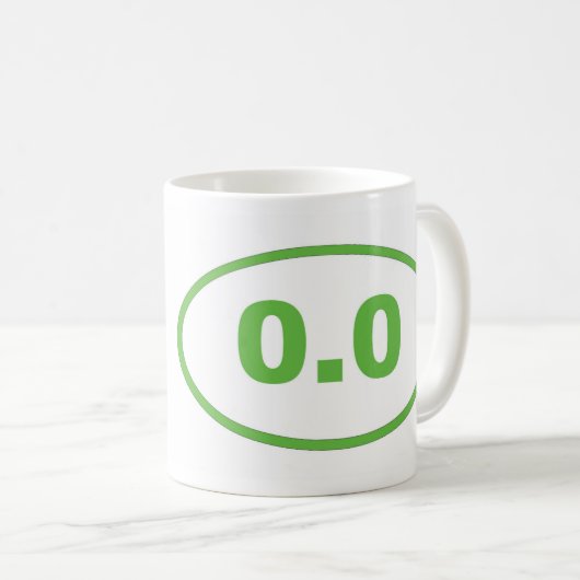 Mug 0,0 Vert clair (Devant droit)
