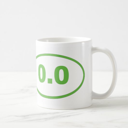 Mug 0,0 Vert clair (Droite)