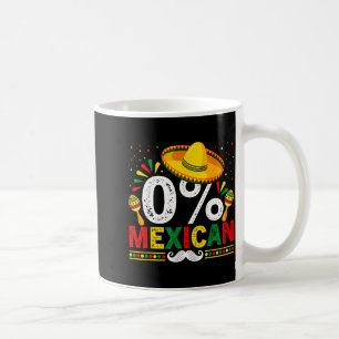 Mug 0% mexicain drôle cinco de mayo sombrero latino