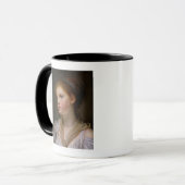 Mug 0irl avec un ruban bleu (Devant gauche)