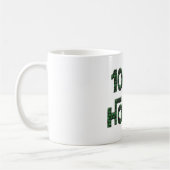 Mug 10000 heures avec une superposition de code binair (Gauche)