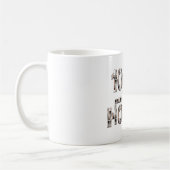 Mug 10000 hours with an overlay of paint brushes. (Gauche)