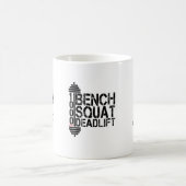 Mug 1000 livres de banc de posture accroupie de forme (Centre)