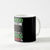 Mug 1000 $ par jour Stock Jour Trading (Devant droit)