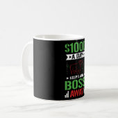 Mug 1000 $ par jour Stock Jour Trading (Devant gauche)