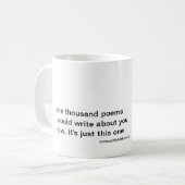 Mug 1000 poèmes (Devant gauche)