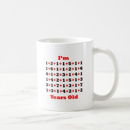 Mug 100 années ! Rouge de noir (Droite)