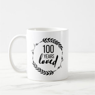 Mug 100 ans aimés depuis 1921, 100e anniversaire Cadea
