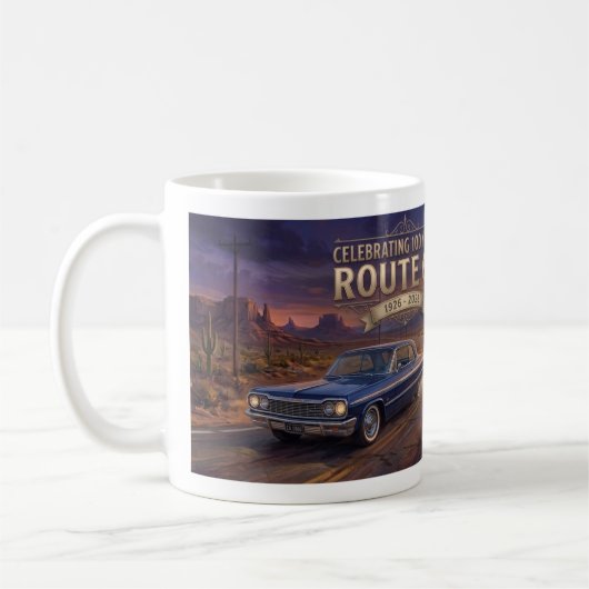 Mug 100 Ans de Route 66 (Gauche)