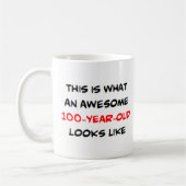 Mug 100 ans, génial (Gauche)