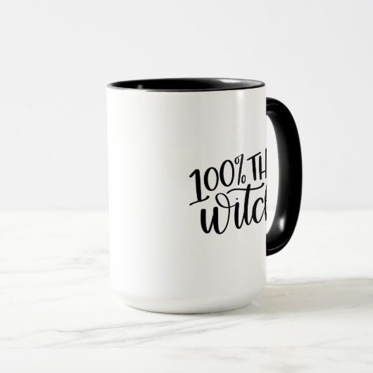 Mug 100% Cette Sorcière (Devant droit)