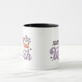 Mug 100% Cette Sorcière Drôle Blanche Halloween (Centre)