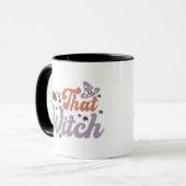 Mug 100% Cette Sorcière Drôle Blanche Halloween (Devant gauche)