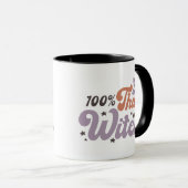 Mug 100% Cette Sorcière Drôle Blanche Halloween (Devant droit)