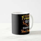 Mug 100 Chasse au Shed - Chasse au Shed Antlers (Devant droit)