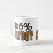 Mug 100 % Cowboy (Devant gauche)
