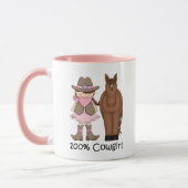 Mug 100% Cowgirl et Horse Western (Gauche)