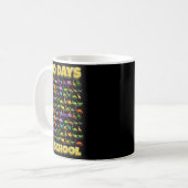 Mug 100 Days Of School Dinosaur 100 Days Smarter (Devant gauche)