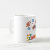 Mug 100 Days Of School Football  (Devant gauche)