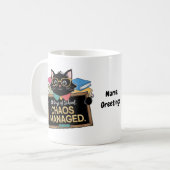 Mug 100 Days of School How This Funny Teacher Survived (Devant gauche)