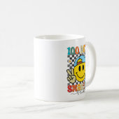 Mug 100 Days Smarter Bruh Funny 100 Days Of School (Devant droit)