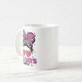 Mug 100 Days Smarter Messy Bun 100th Day Of School Tea (Devant gauche)