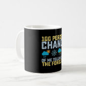 Mug 100% De Chance De Moi Vous Dire Le Météoro Prévu (Devant gauche)