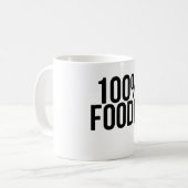 Mug 100% de nourriture (Devant gauche)