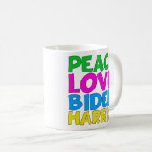 Mug 100% démocrate Politique (Devant droit)