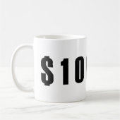 Mug 100 dollars (Gauche)