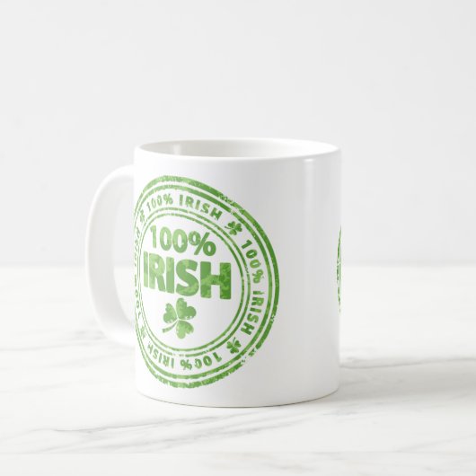Mug 100 % irlandais (Devant gauche)