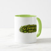 Mug 100% Irlandais... le jour de la Saint-Patrick ! (Devant droit)