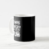 Mug 100 Jours Bruh Sungles 100ème Jour De L'École Garç (Devant gauche)