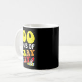 Mug 100 Jours Cray Cray 100e Jour De Scolaires Garçons (Devant gauche)