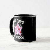 Mug 100 Jours D'Alphabet Scolaire 100E Jour Enseignant (Devant gauche)