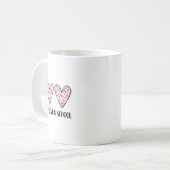 Mug 100 Jours D'Amour École 100E Jour D'École Enseigne (Devant gauche)