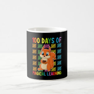 Mug 100 Jours D'Apprentissage Magique École D'Écureuil
